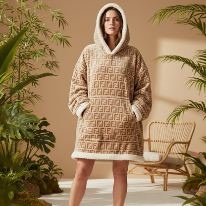 Sand Icon Hoodie Blanket