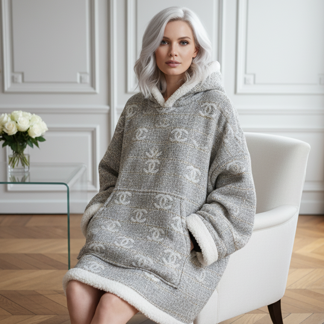 Silver Icon Hoodie Blanket